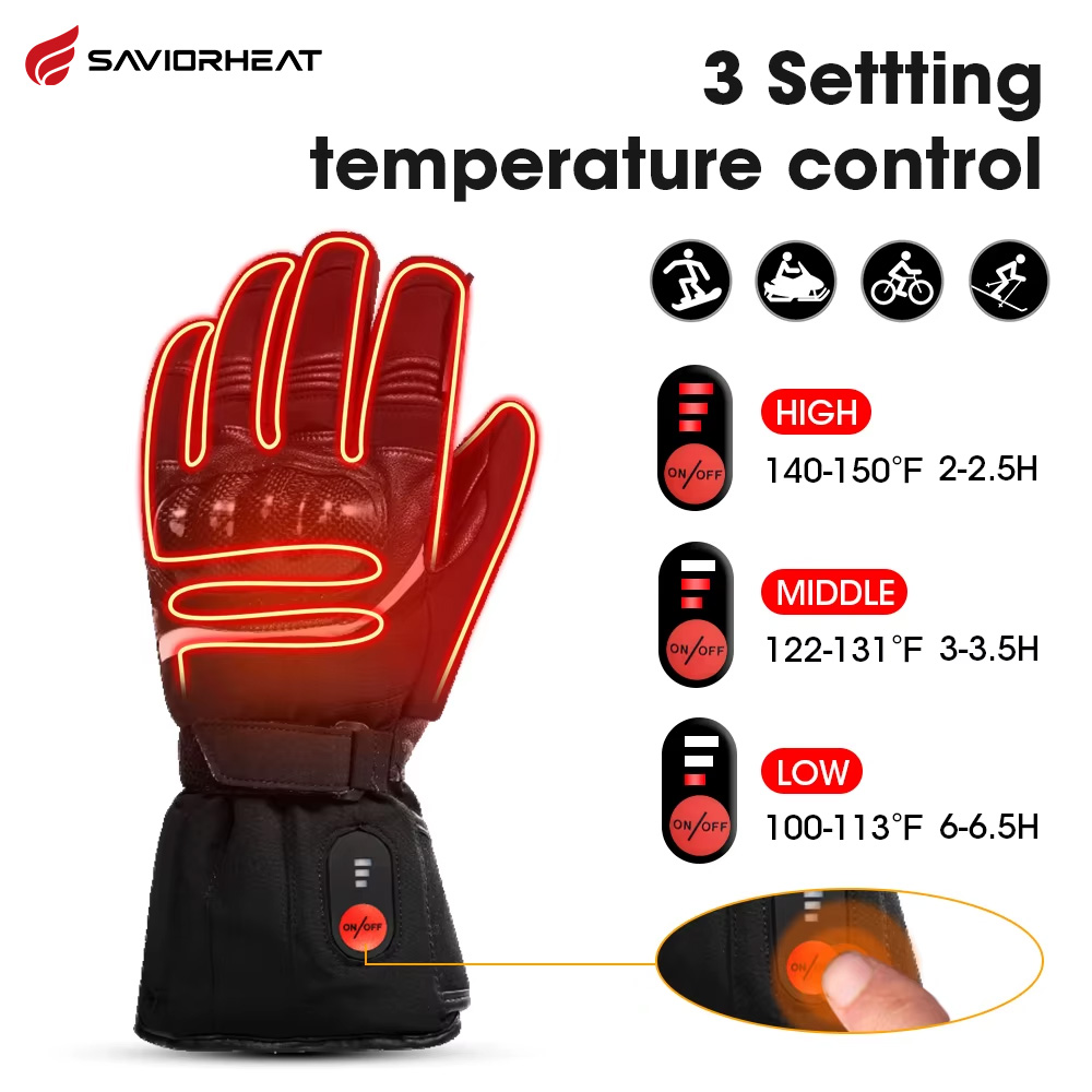 Heat Resistant Glove - ถุงมือให้ความอบอุ่นสำหรับขี่จักรยาน, ถุงมือให้ความอบอุ่น100% กันน้ำ