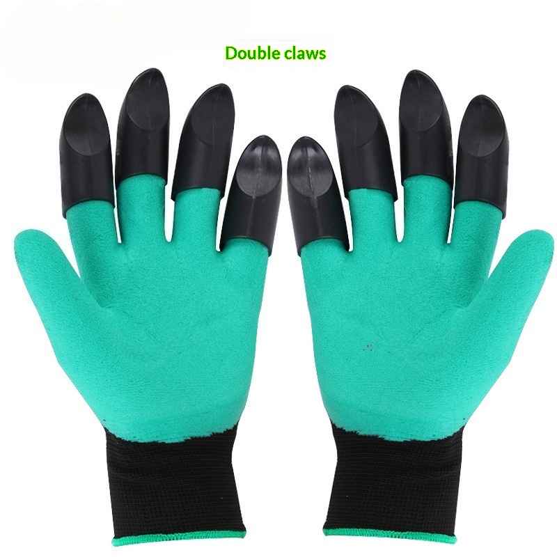 Cut Resistant Glove - ถุงมือทำสวนแบบมีกรงเล็บ ถุงมือป้องกันการลื่นไถล ทำจากยางลาเท็กซ์ ป้องกันการบาด สำหรับปลูก ขุด