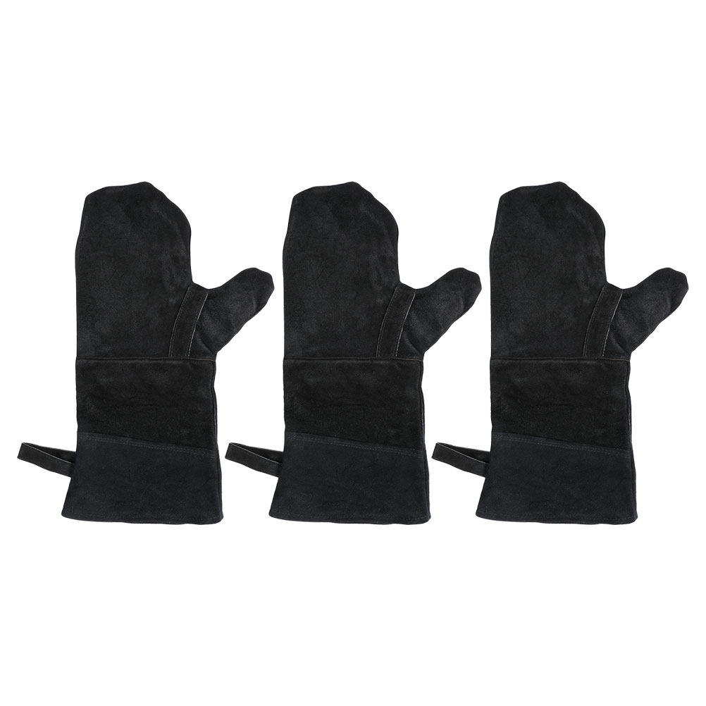 ถุงมือกันความร้อนสีดำ 3 ชิ้น ส - Heat Resistant Glove บทวิจารณ์และราคา