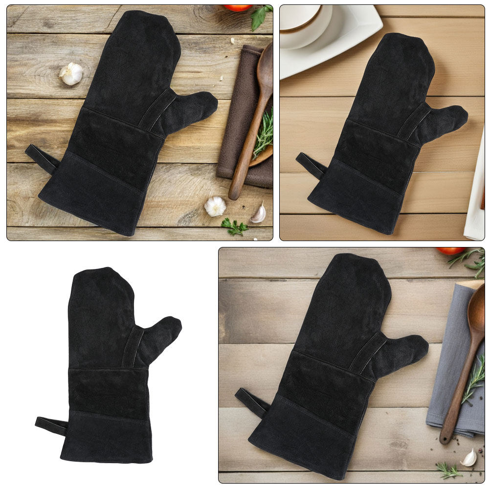 ถุงมือกันความร้อนสีดำ 3 ชิ้น ส - Heat Resistant Glove บทวิจารณ์และราคา