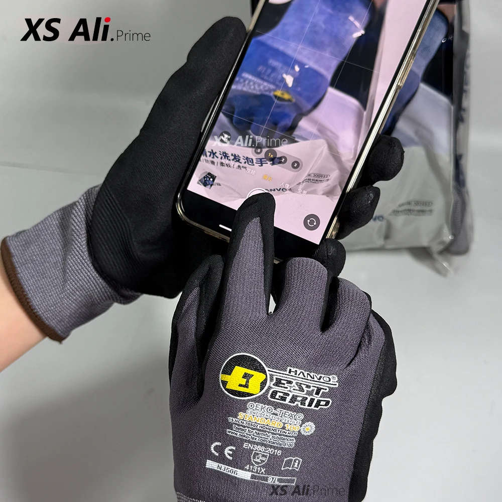1/10 คู่ ถุงมือโฟมนิทริล – กัน - Nitrile Mechanic Glove บทวิจารณ์และราคา