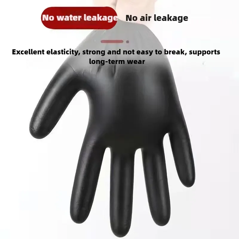ถุงมือใช้แล้วทิ้งสีดำ ถุงมือไน - Nitrile Mechanic Glove บทวิจารณ์และราคา