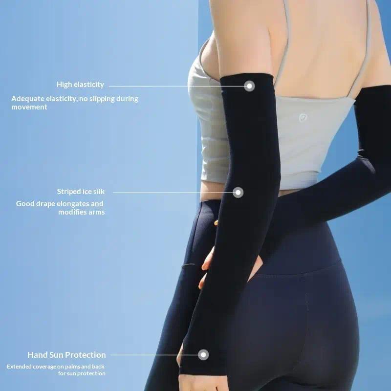 ถุงมือกันแดดแบบไม่มีนิ้ว 3 คู่ - Fingerless Glove Knit บทวิจารณ์และราคา