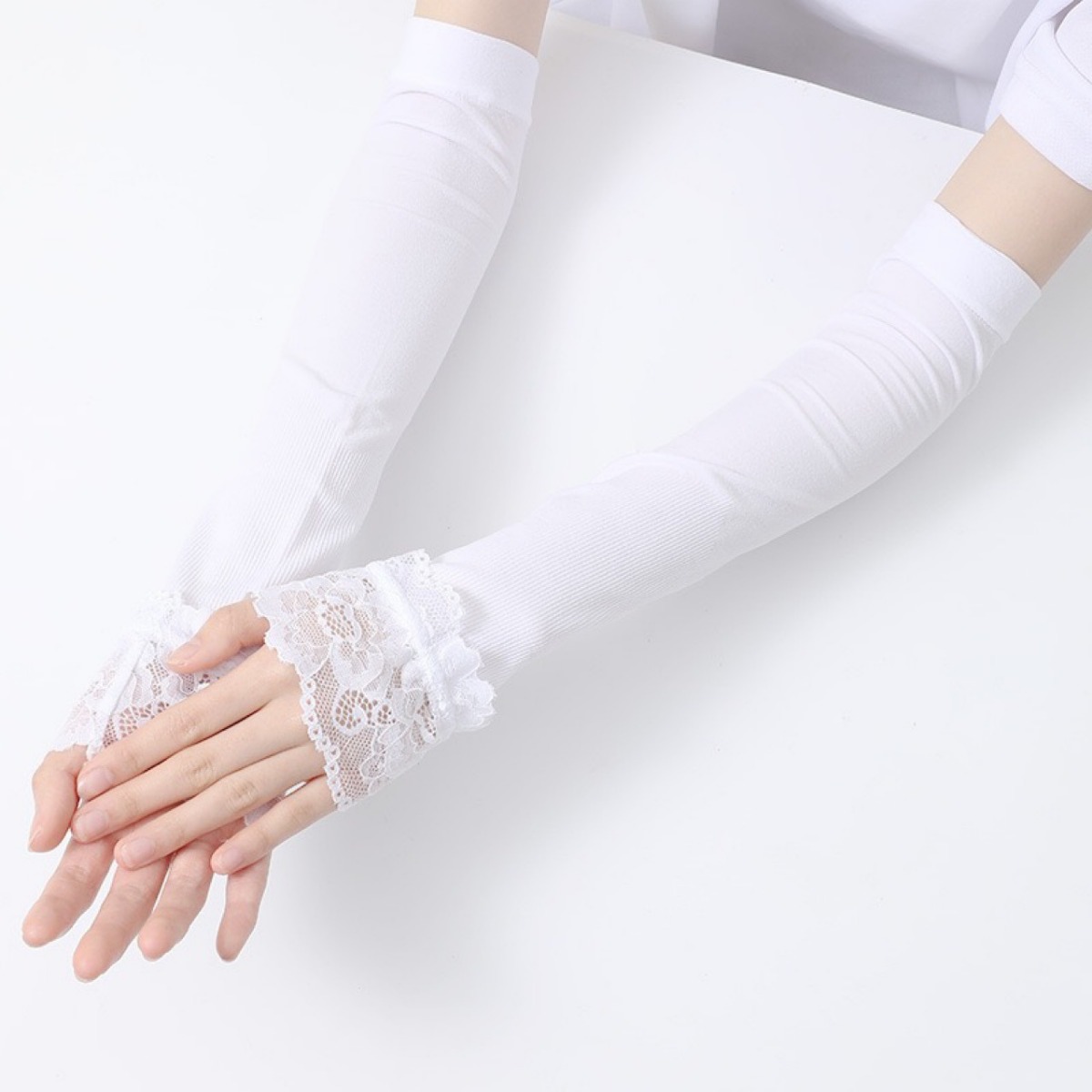 ถุงมือยาวสำหรับผู้หญิงแบบไม่มี - Fingerless Glove Knit บทวิจารณ์และราคา