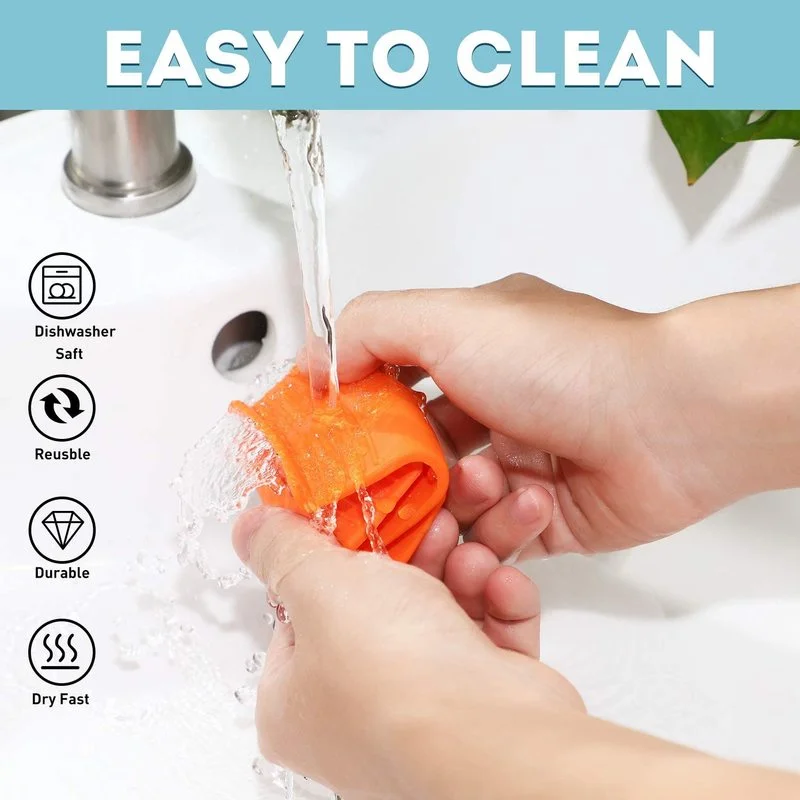 ถุงมือซิลิโคน2ชิ้นกันความร้อนไ - Oven Mitt Silicone บทวิจารณ์และราคา