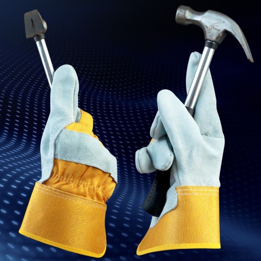 ถุงมือทำสวนหนังวัว ถุงมือเชื่อ - Cut Resistant Glove บทวิจารณ์และราคา