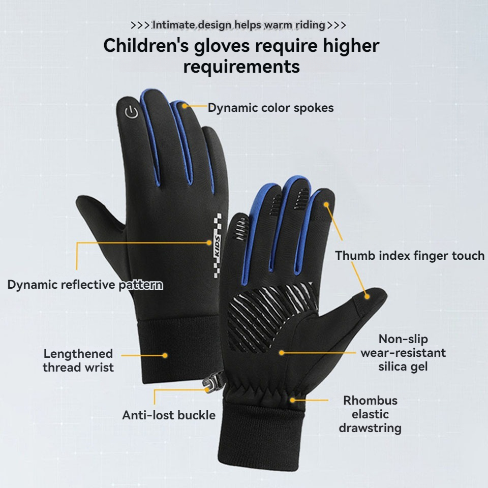 GTUBIKE ถุงมือเด็กหน้าจอสัมผัส - Ski Glove Waterproof บทวิจารณ์และราคา