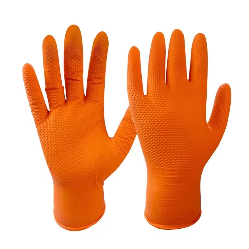 100 ชิ้นต่อกล่อง ถุงมือไนไตรล์ - Nitrile Mechanic Glove บทวิจารณ์และราคา