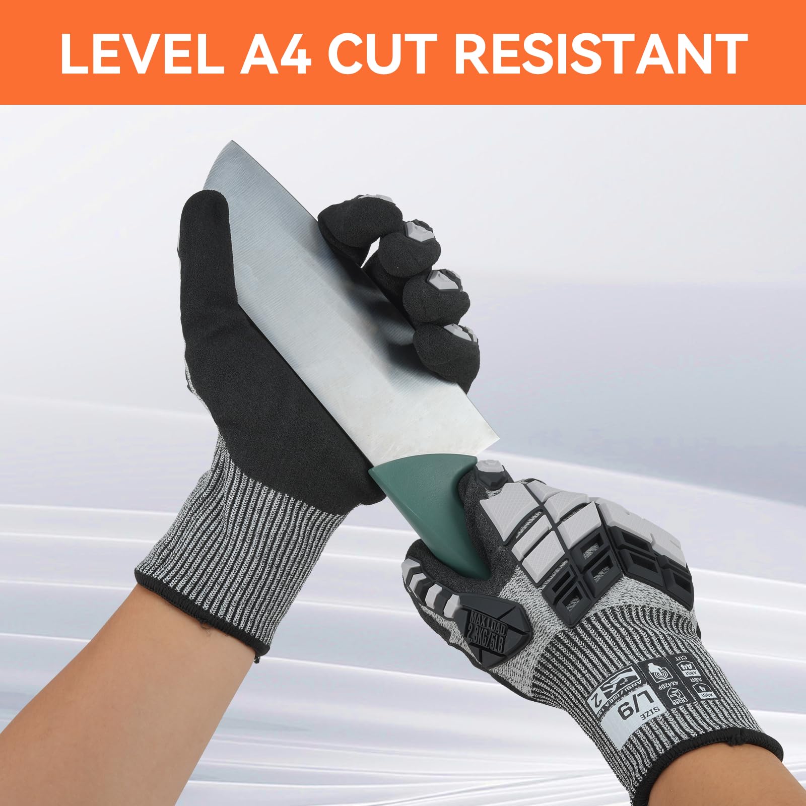ถุงมือป้องกันแรงกระแทกพร้อมข้อ - Work Glove Impact บทวิจารณ์และราคา