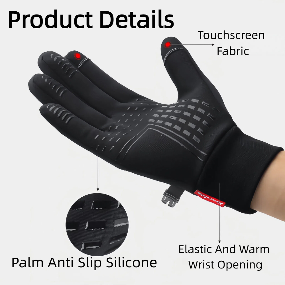ถุงมือปั่นจักรยานกันน้ำสำหรับฤ - Ski Glove Waterproof บทวิจารณ์และราคา
