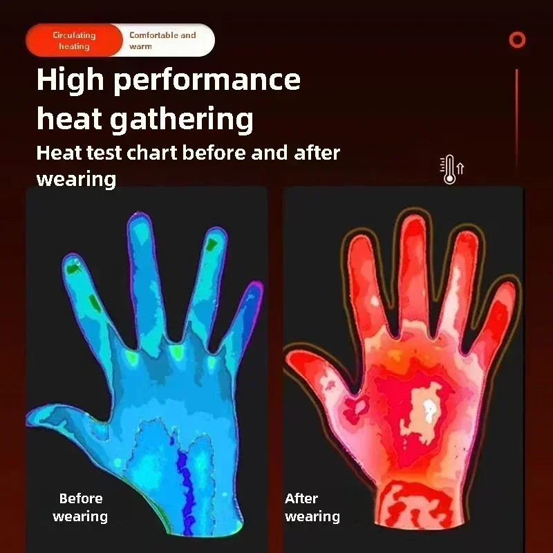 ถุงมืออุ่นไฟฟ้าถุงมือความร้อนฤ - Ski Glove Waterproof บทวิจารณ์และราคา