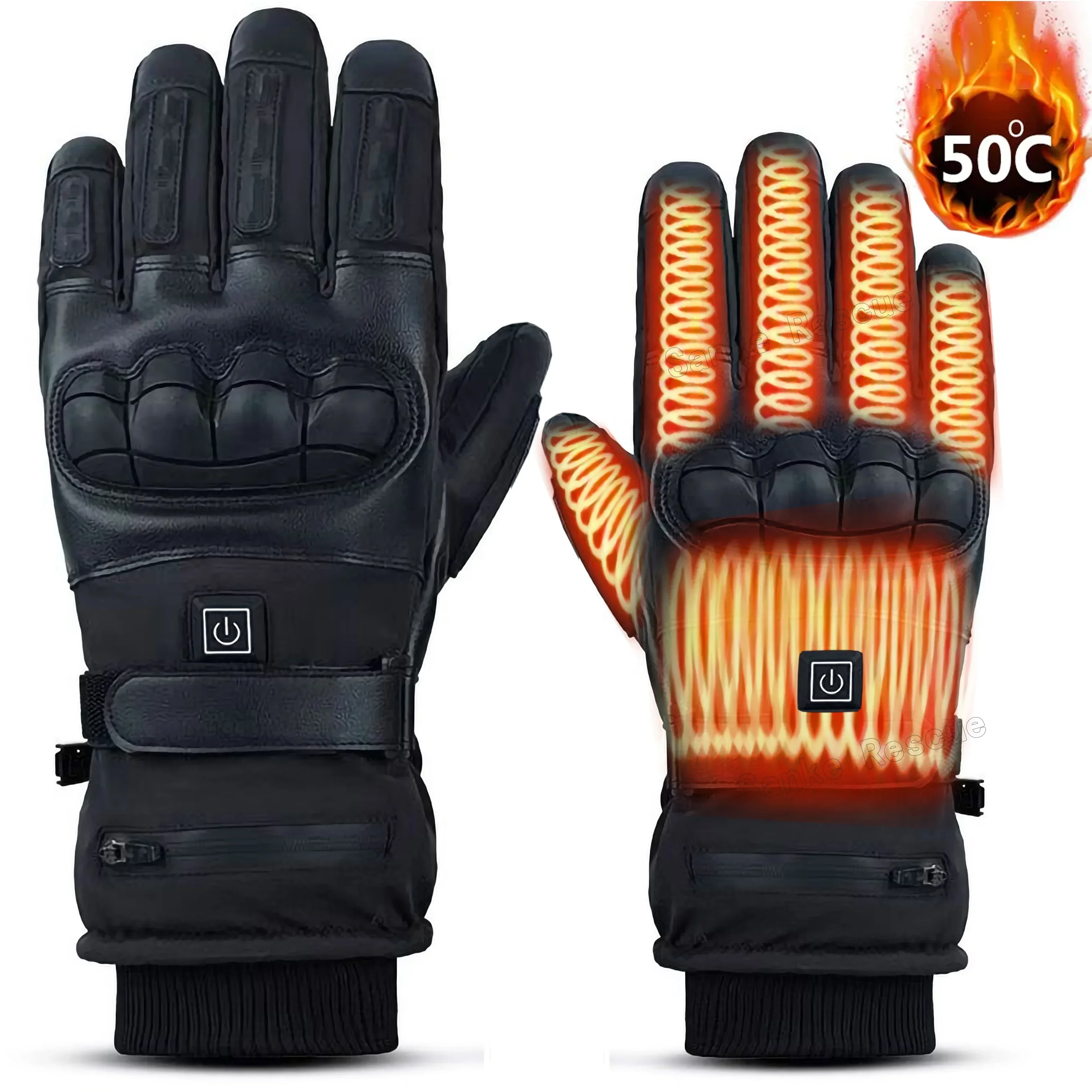 ถุงมืออุ่นไฟฟ้าถุงมือความร้อนฤ - Ski Glove Waterproof บทวิจารณ์และราคา