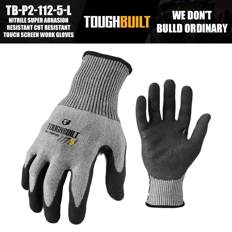 ถุงมือทำงาน ToughBuilt รุ่น TB - Cut Resistant Glove บทวิจารณ์และราคา